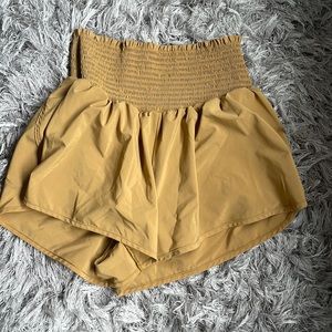 Offline by aerie active shorts size large tan